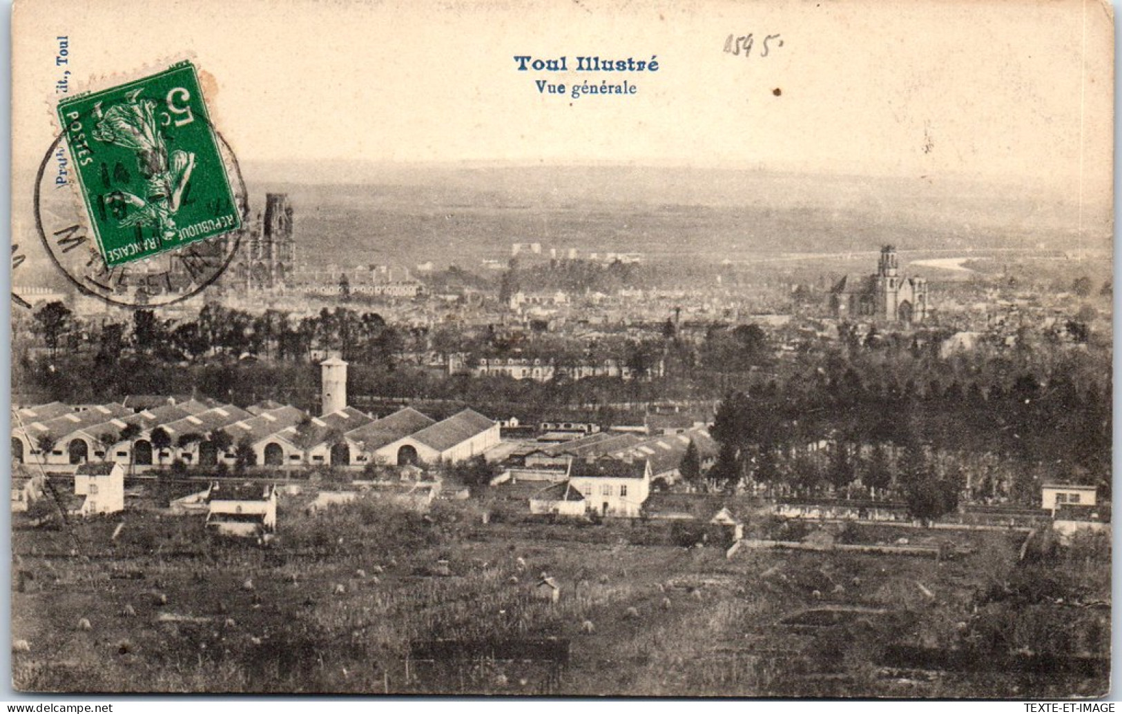 54 TOUL - Vue Generale De La Ville  - Toul