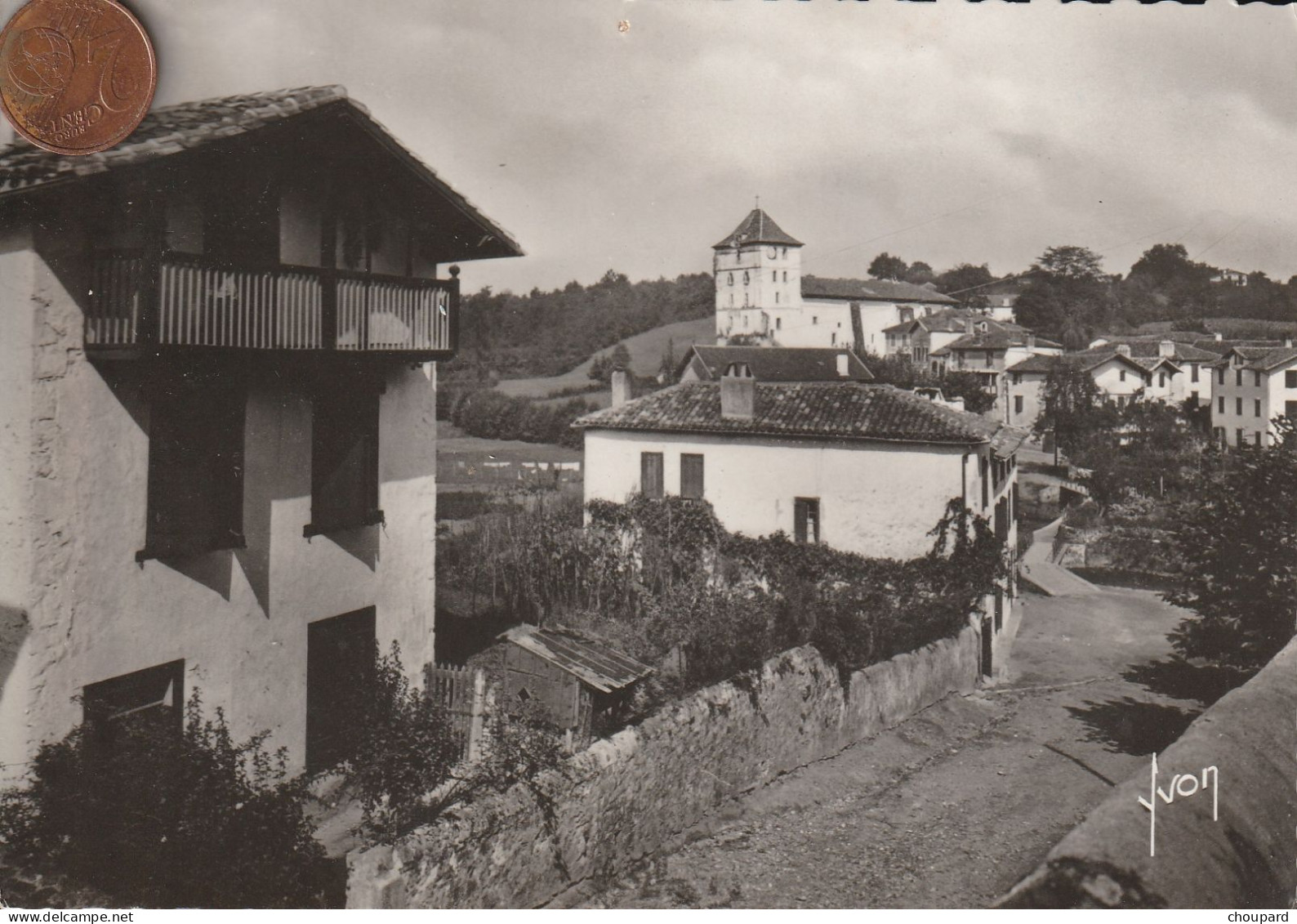 64 - Carte Postale Ancienne De   ESPELETTE   Vue Aérienne - Espelette