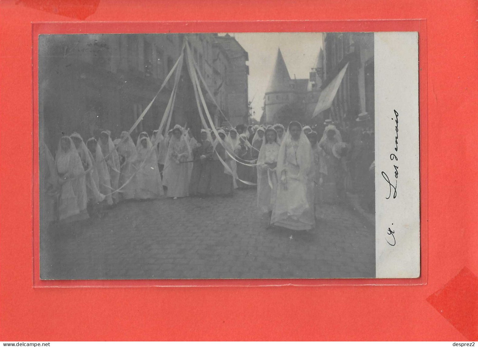 60 BEAUVAIS Carte Photo Animée Fete Cérémonie Ou Procession - Beauvais