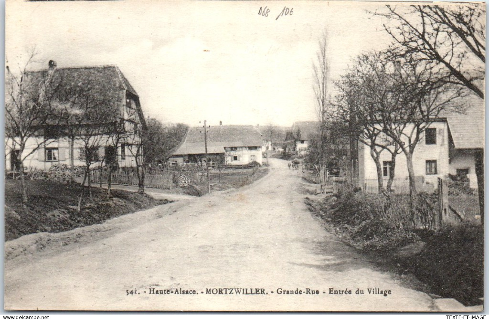 68 MORYZWILLER - Grande Rue, Entree Du Village  - Other & Unclassified