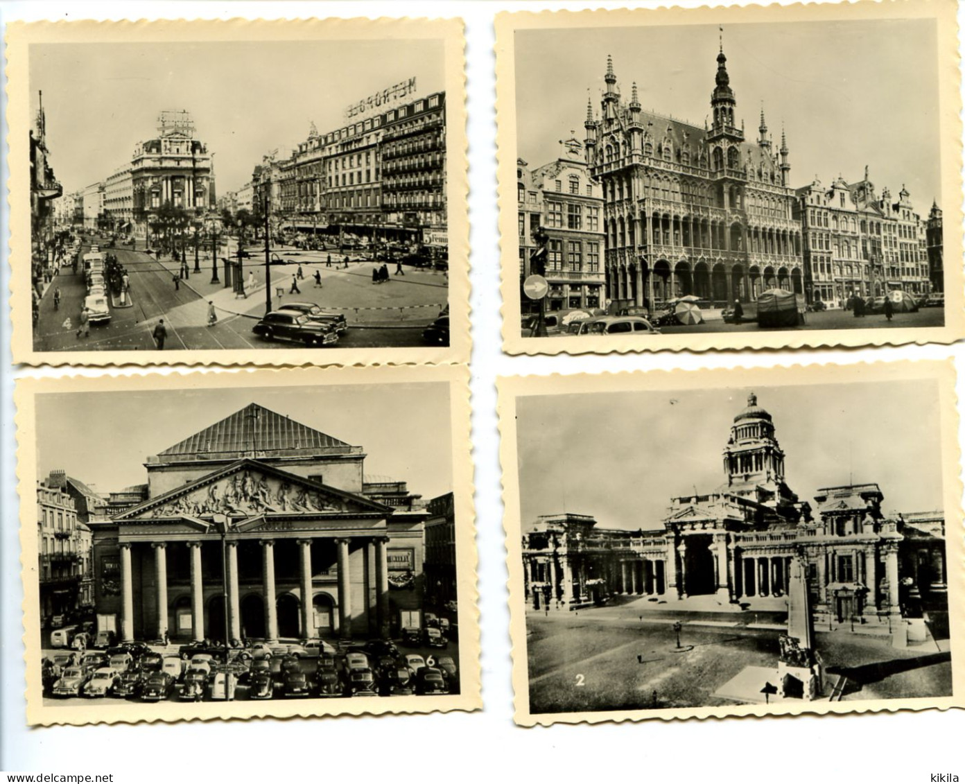 10 Photos 9 X 7 Belgique Souvenir De BRUXELLES Série 1  (légendes En Photo) - Autres & Non Classés