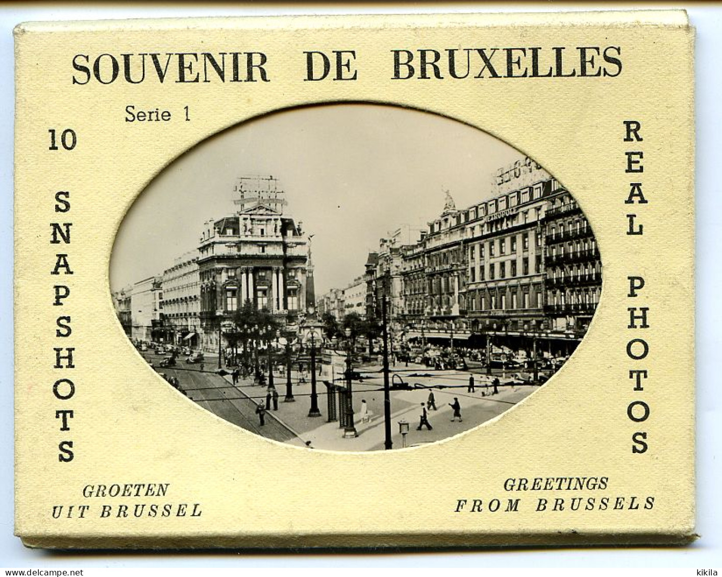 10 Photos 9 X 7 Belgique Souvenir De BRUXELLES Série 1  (légendes En Photo) - Andere & Zonder Classificatie