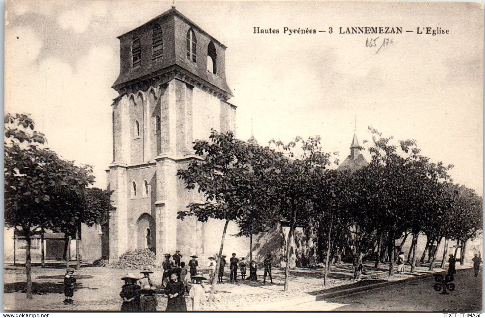 65 LANNEMEZAN - L'eglise. - Lannemezan