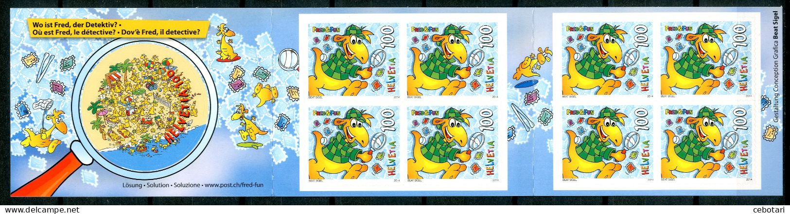 SVIZZERA / HELVETIA 2014** - Fred & Fun - Stamp Booklets - Markenheftchen