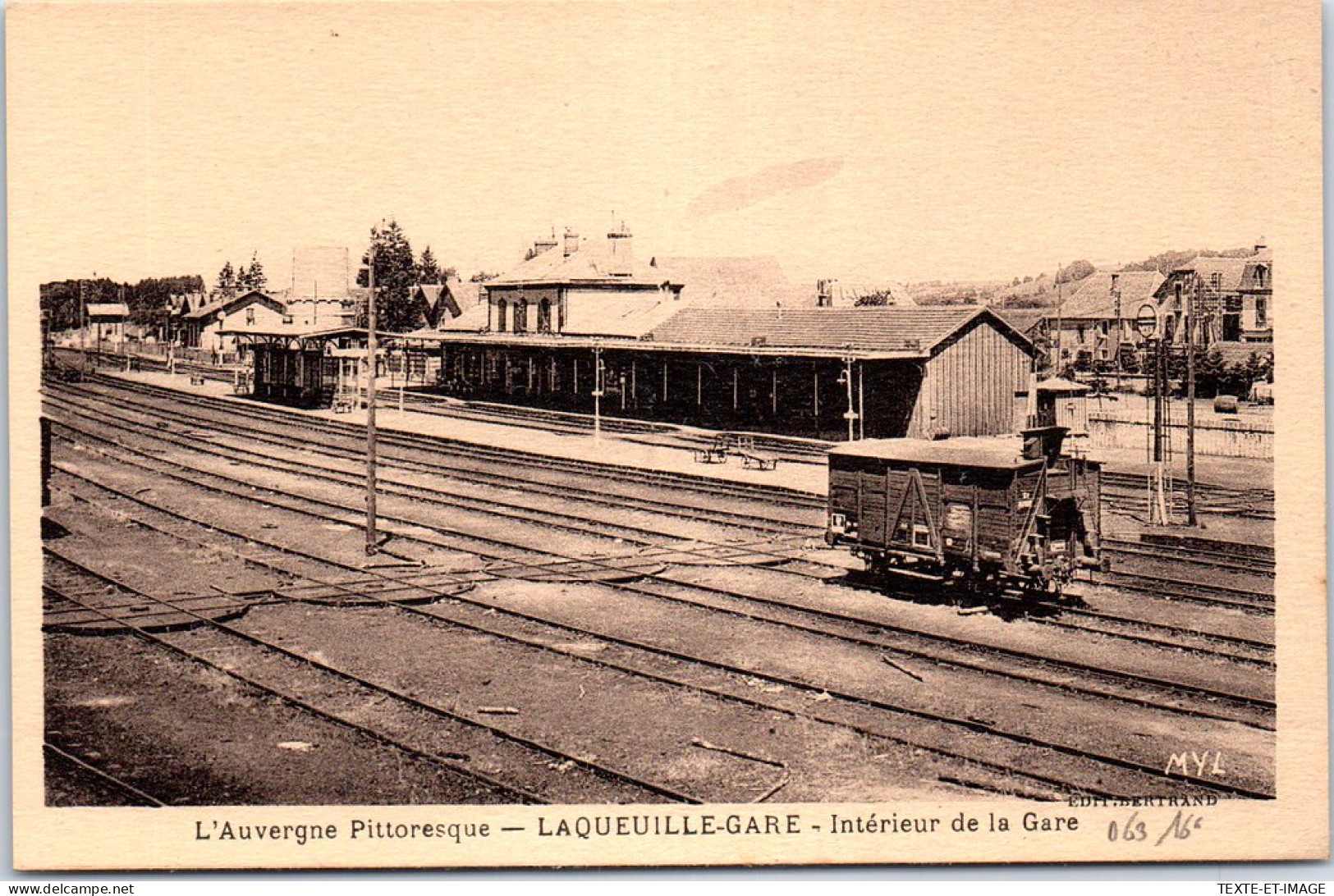 63 LAQUEUILLE - Vue De La Gare. - Andere & Zonder Classificatie