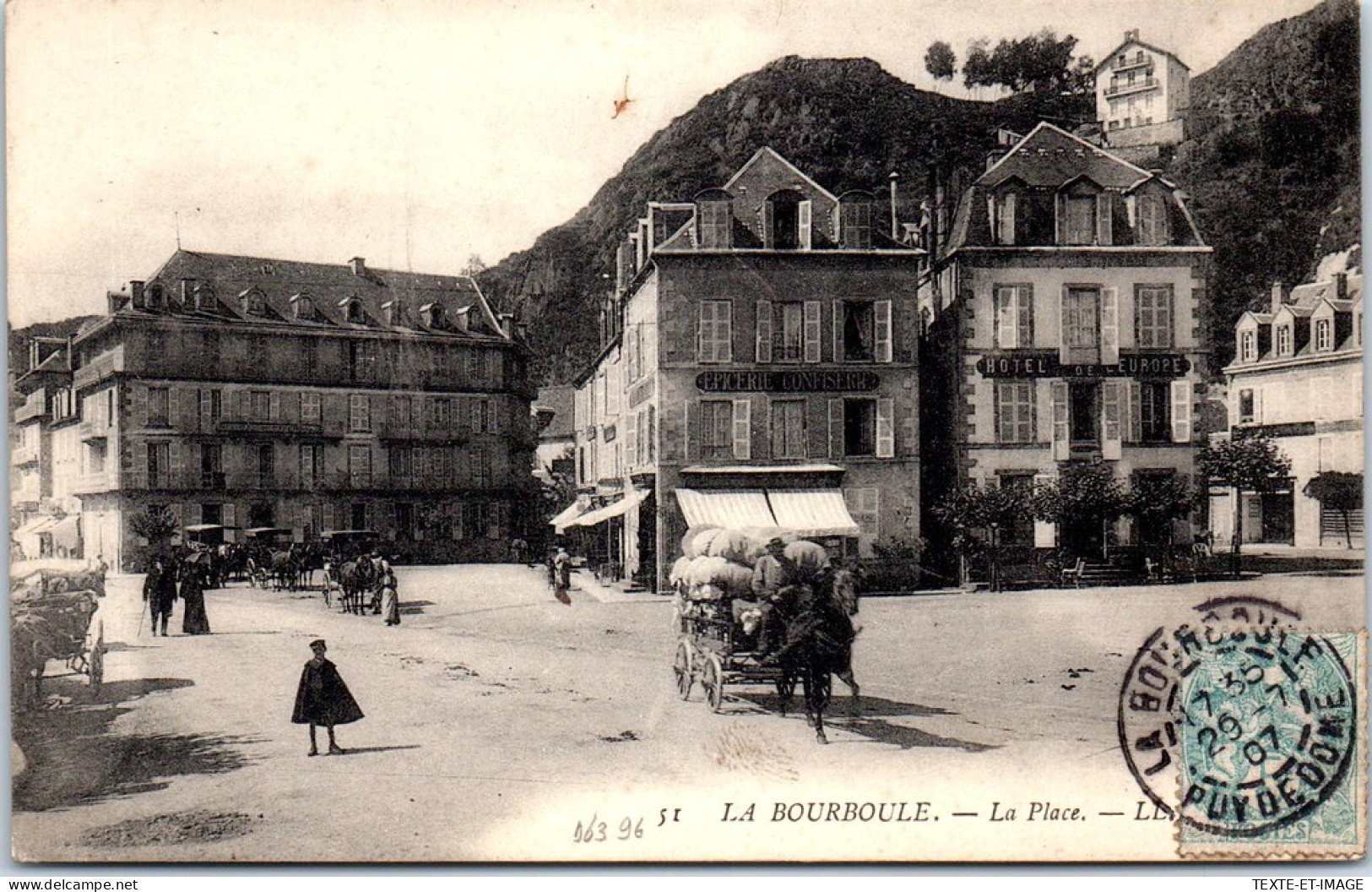 63 LA BOURBOULE - La Place, Vue D'ensemble -  - La Bourboule