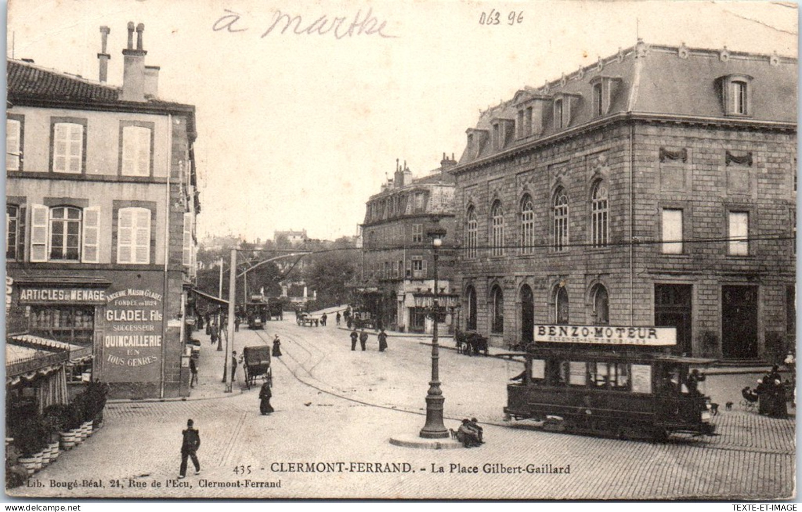 63 CLERMONT FERRAND - La Place Gilbert Gaillard. - Clermont Ferrand