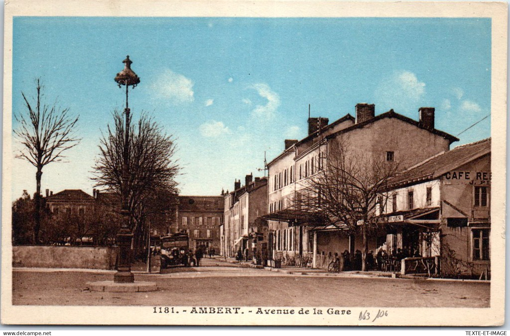 63 AMBERT - Avenue De La Gare. - Ambert