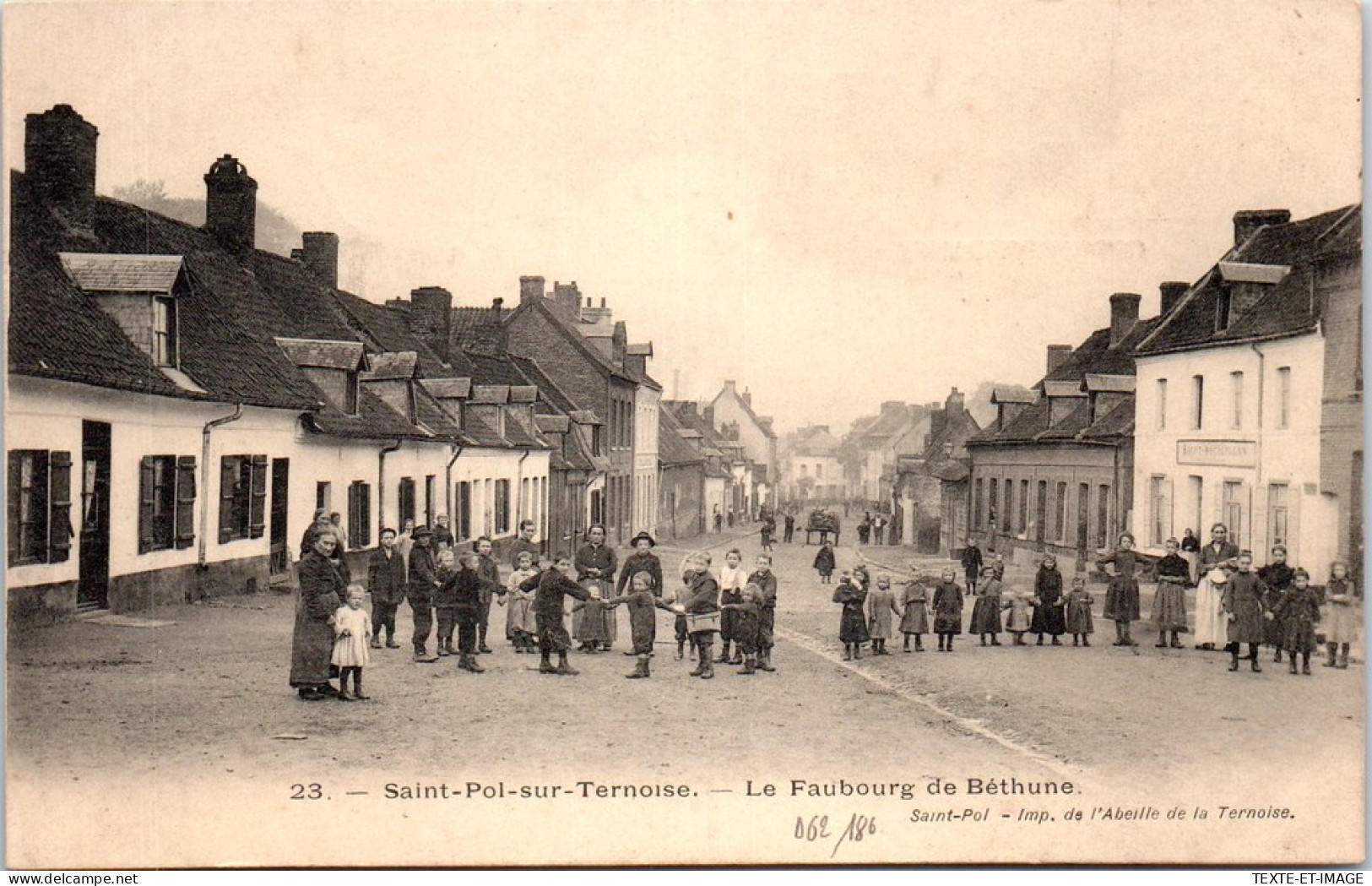 62 SAINT POL SUR TERNOISE - Le Faubourg De Bethune. - Saint Pol Sur Ternoise