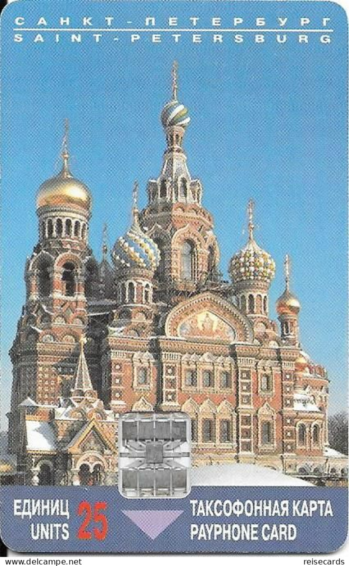 Russia: Saint Petersburg Taxophones - 1997 Church Of The Redeemer, St. Peterburg - Russland