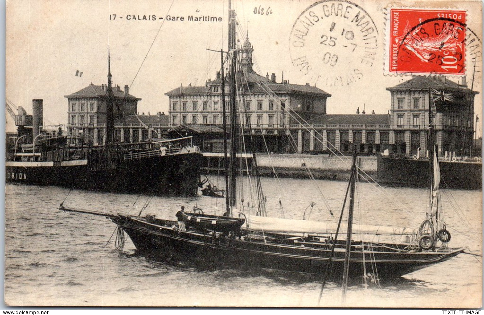 62 CALAIS - La Gare Maritime. - Calais