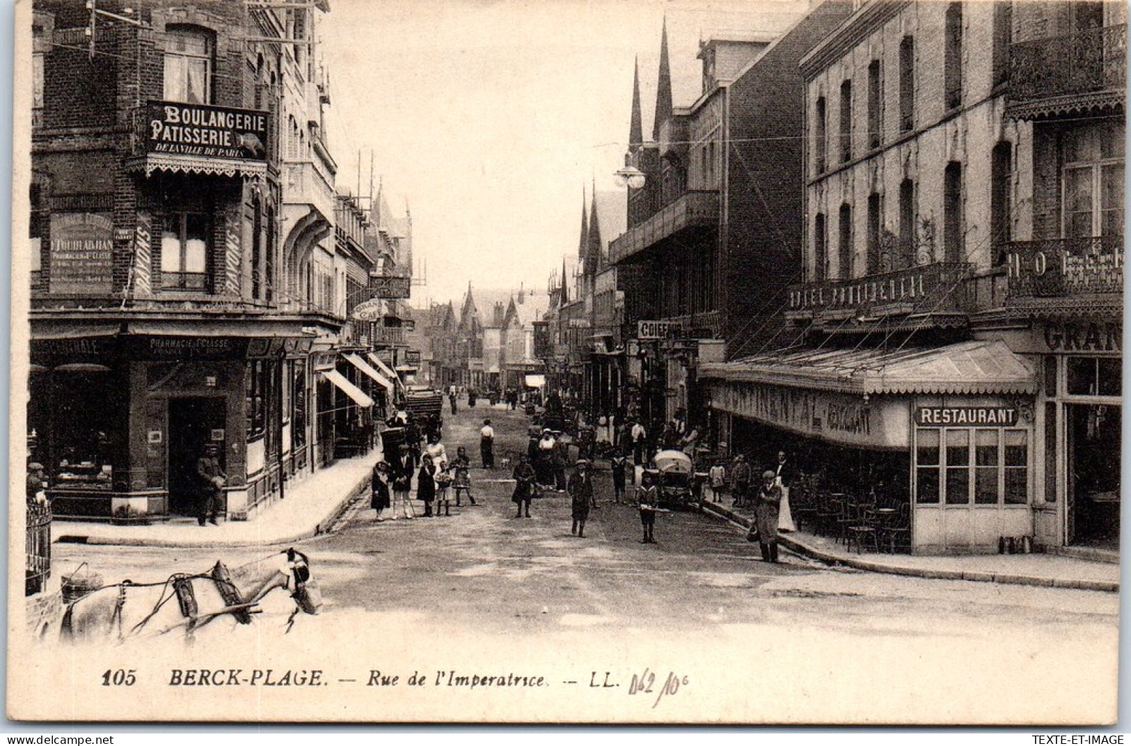 62 BERCK PLAGE - Vue De La Rue De L'imperatrice. - Berck