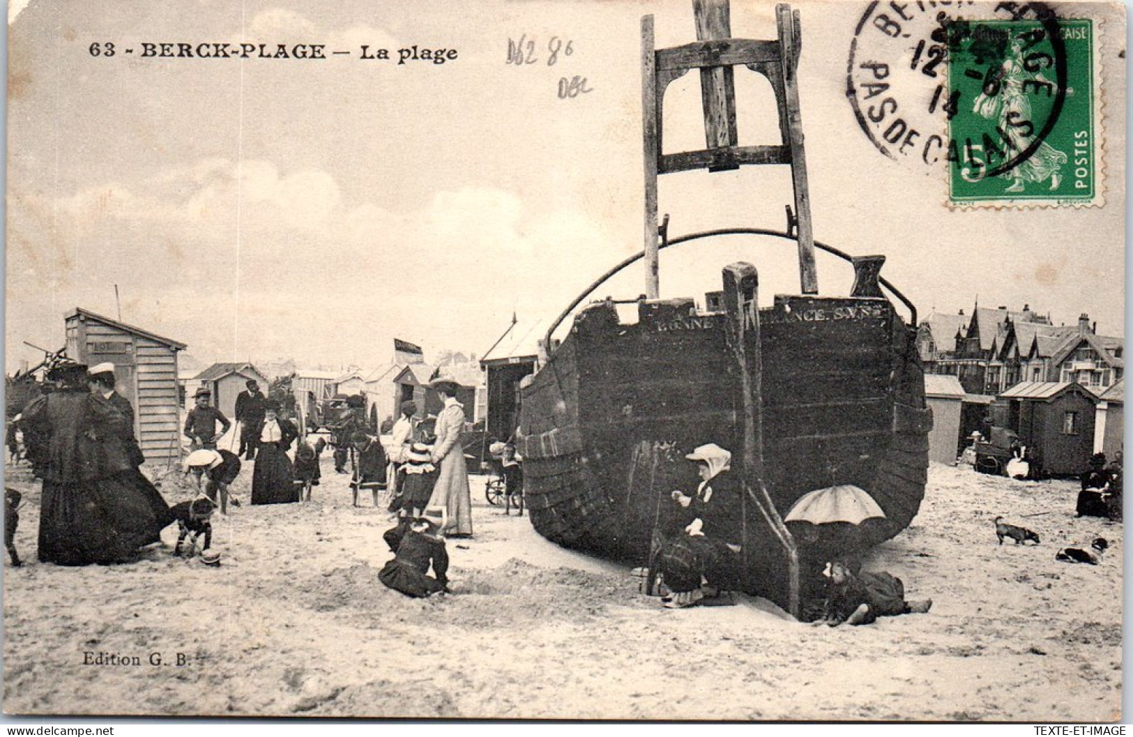 62 BERCK PLAGE - La Plage (bateau) - Berck