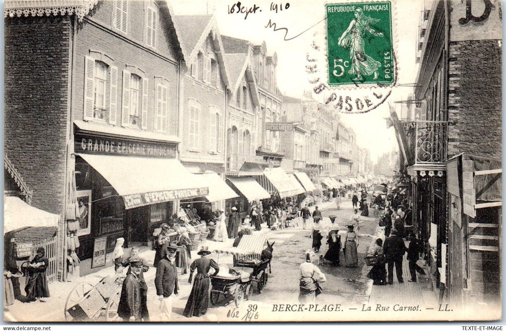 62 BERCK PLAGE - La Rue Carnot. - Berck