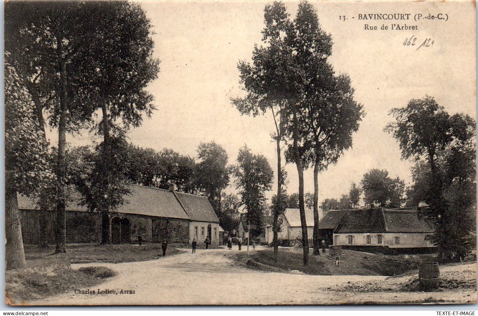 62 BAVINCOURT - La Rue De L'arbret. - Autres & Non Classés