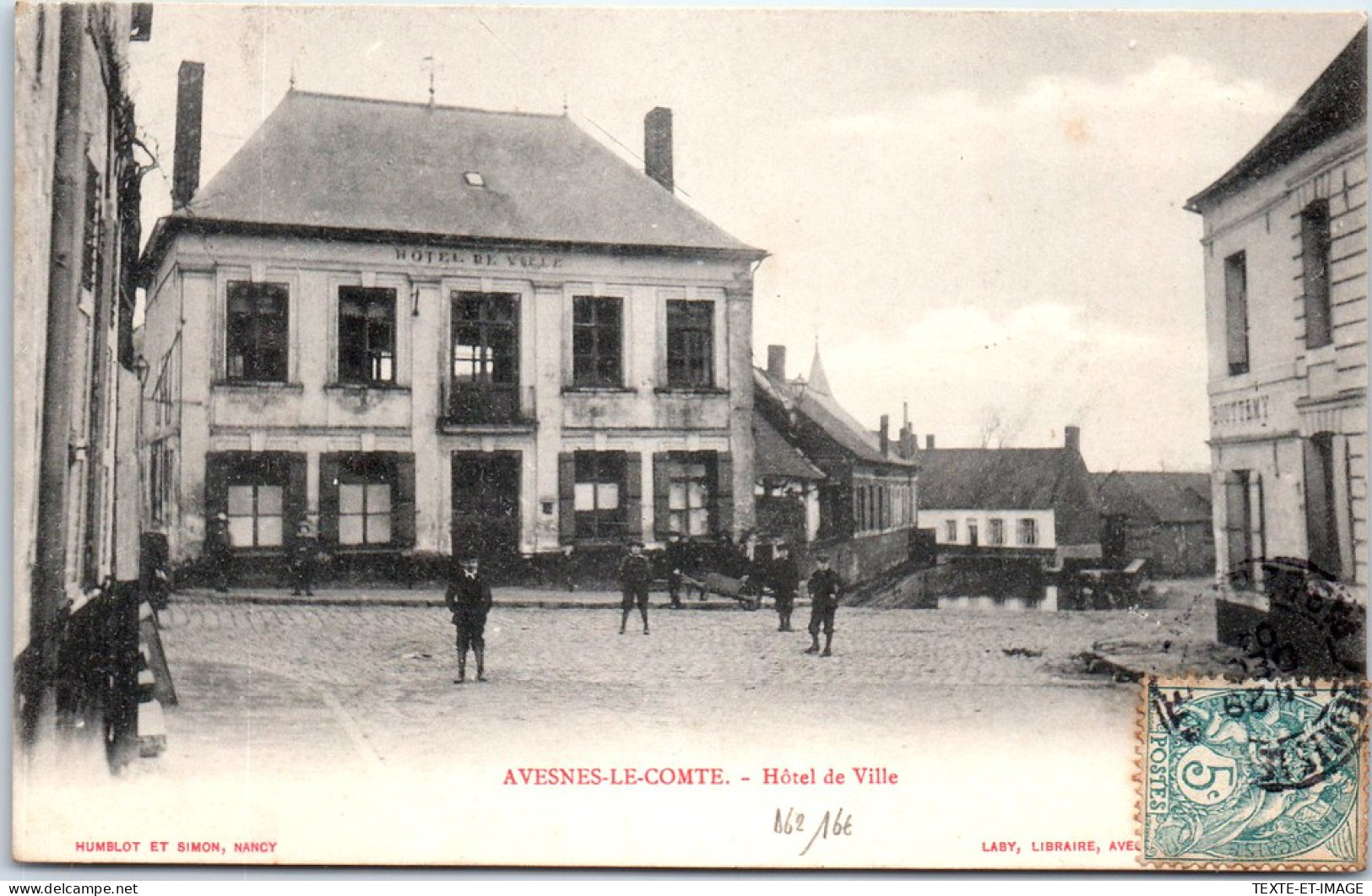 62 AVESNES LE COMTE - Hotel De Ville -  - Avesnes Le Comte