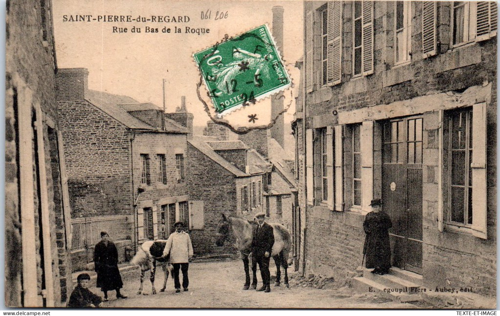 61 SAINT PIERRE DU REGARD - Rue Du Bas De La Roque -  - Autres & Non Classés