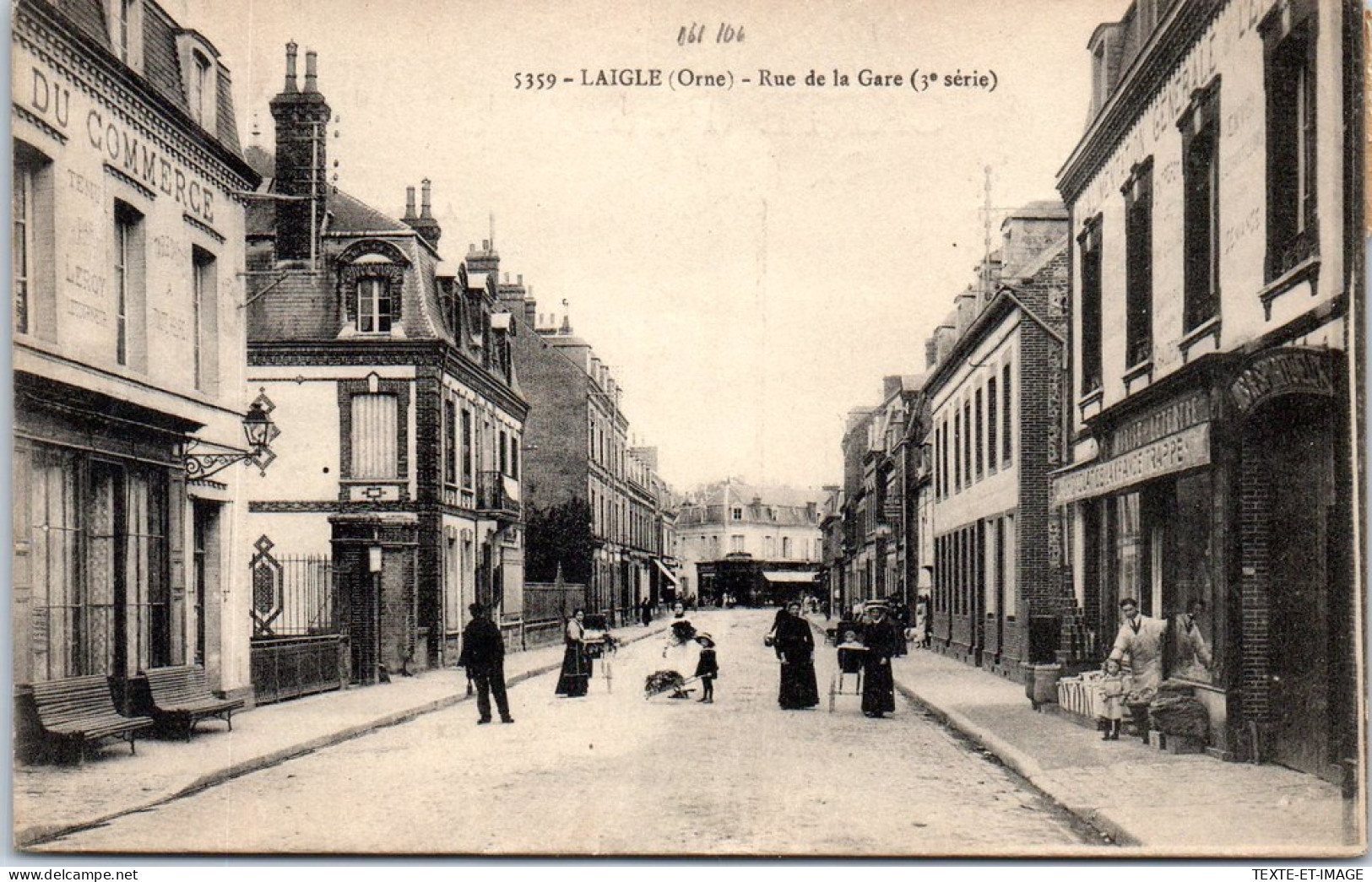 61 LAIGLE - Rue De La Gare, Perspective -  - L'Aigle