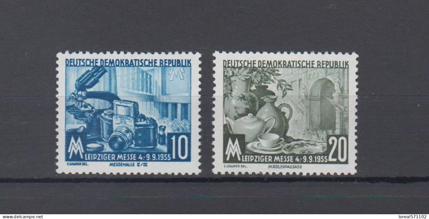 DDR  1955  Mich.Nr.479/80 ** Geprüft - Nuevos