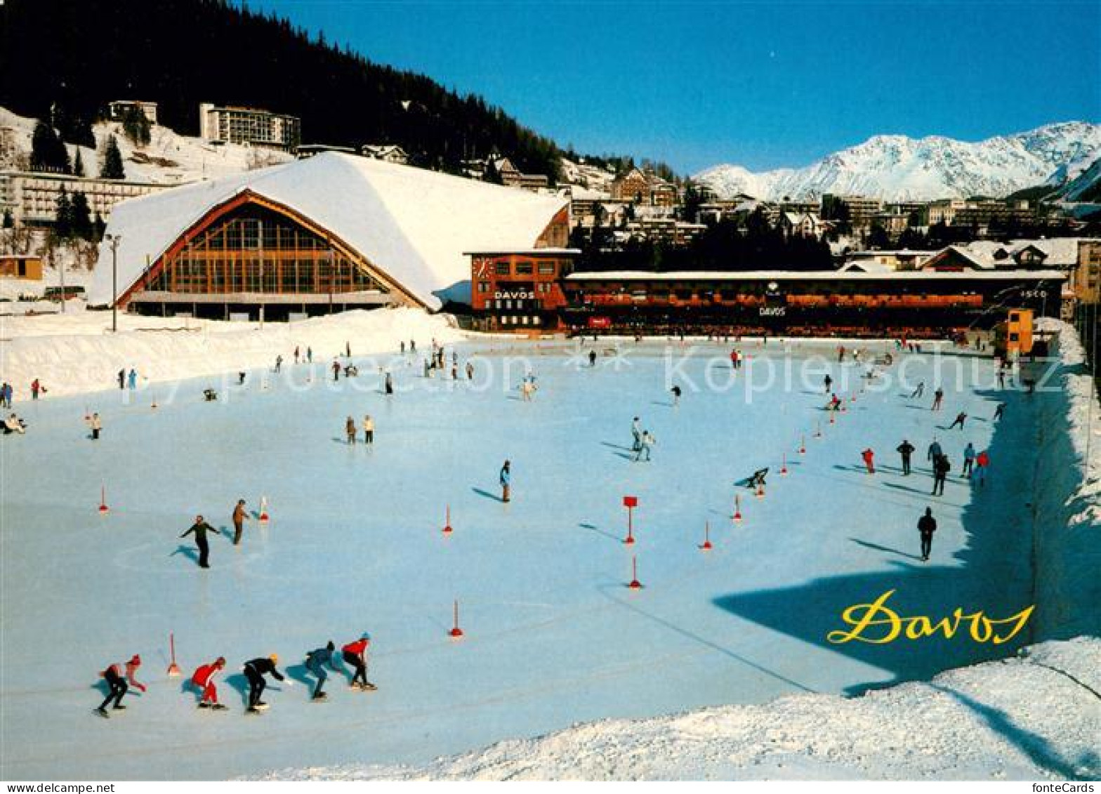 13171187 Davos GR Natureisbahn Eissporthalle Davos GR - Sonstige & Ohne Zuordnung