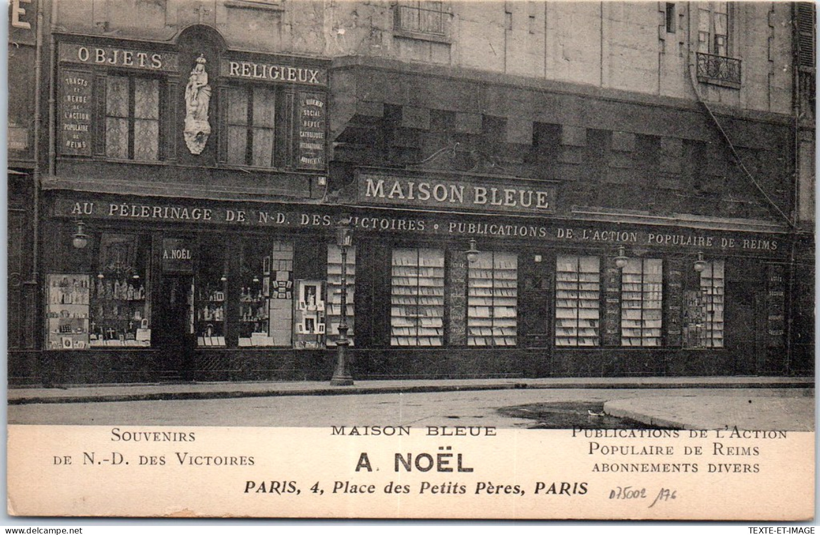 75002 PARIS - Maison Bleue A Noel, Place Des Petits Peres - Distretto: 02