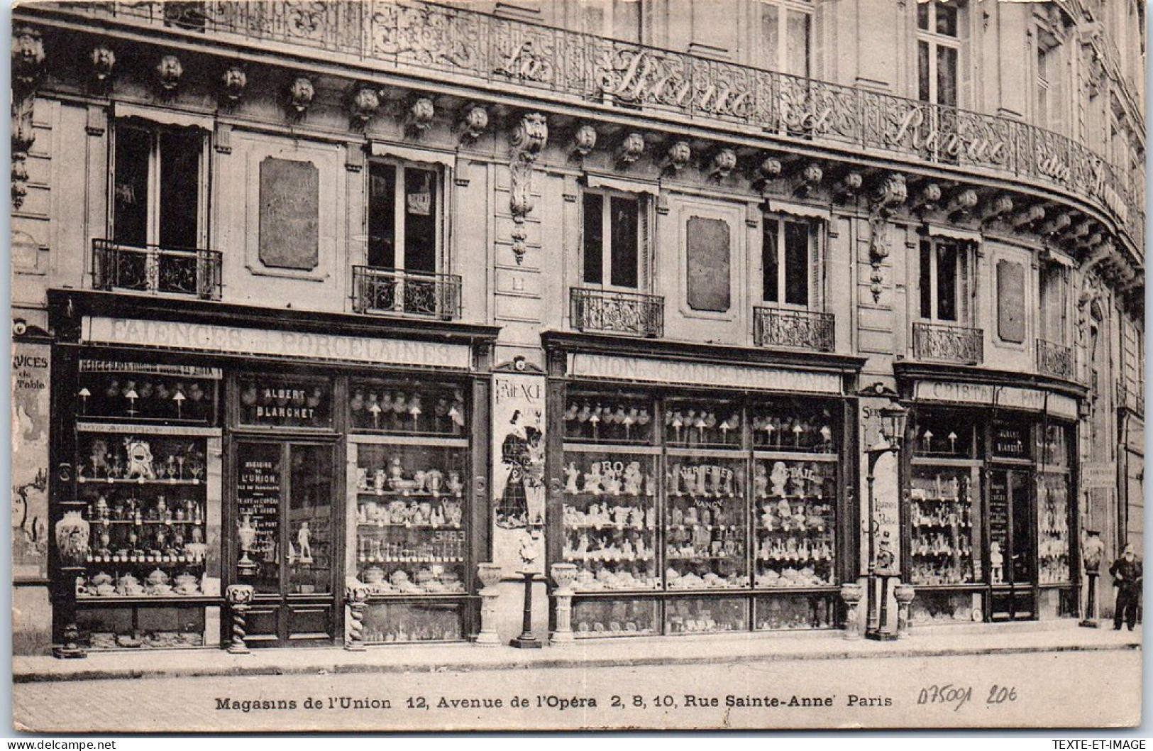 75001 PARIS - Magasin De L'union, 12 Avenue De L'opera - Paris (01)