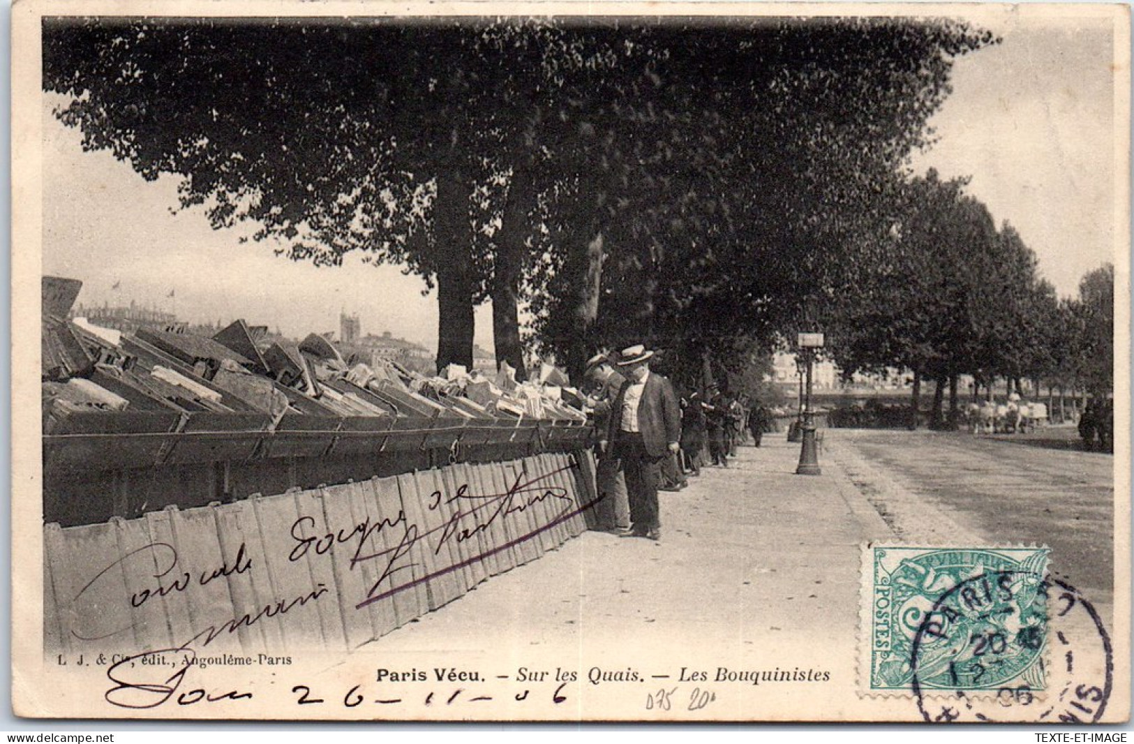 75 PARIS - Paris Vecu - Sur Les Quais - Les Bouquinistes  - Straßenhandel Und Kleingewerbe