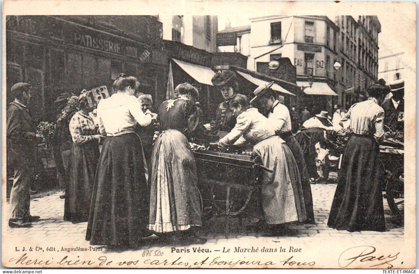 75 PARIS - Paris Vecu - Le Marche Dans La Rue. - Straßenhandel Und Kleingewerbe