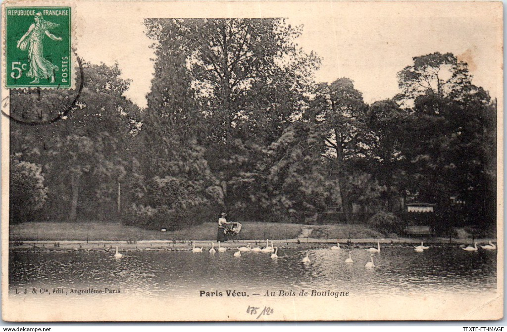 75 PARIS - Paris Vecu - Au Bois De Boulogne -  - Ambachten In Parijs