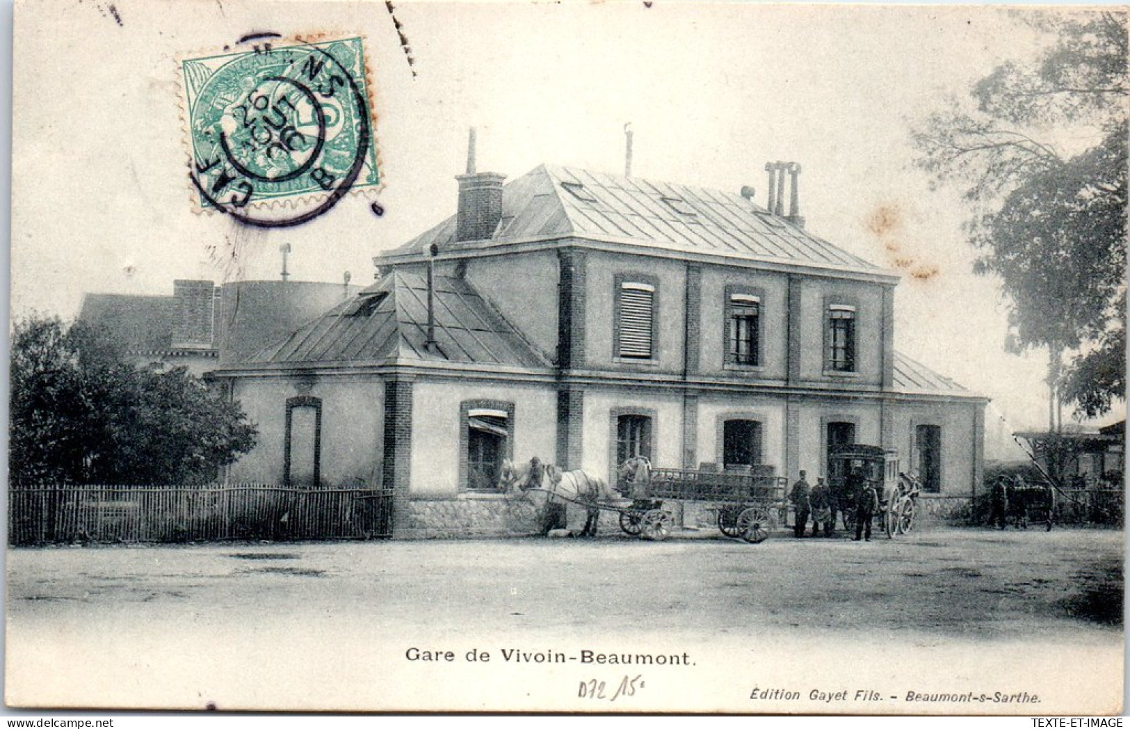 72 VIVOIN BEAUMONT - La Gare -  - Altri & Non Classificati