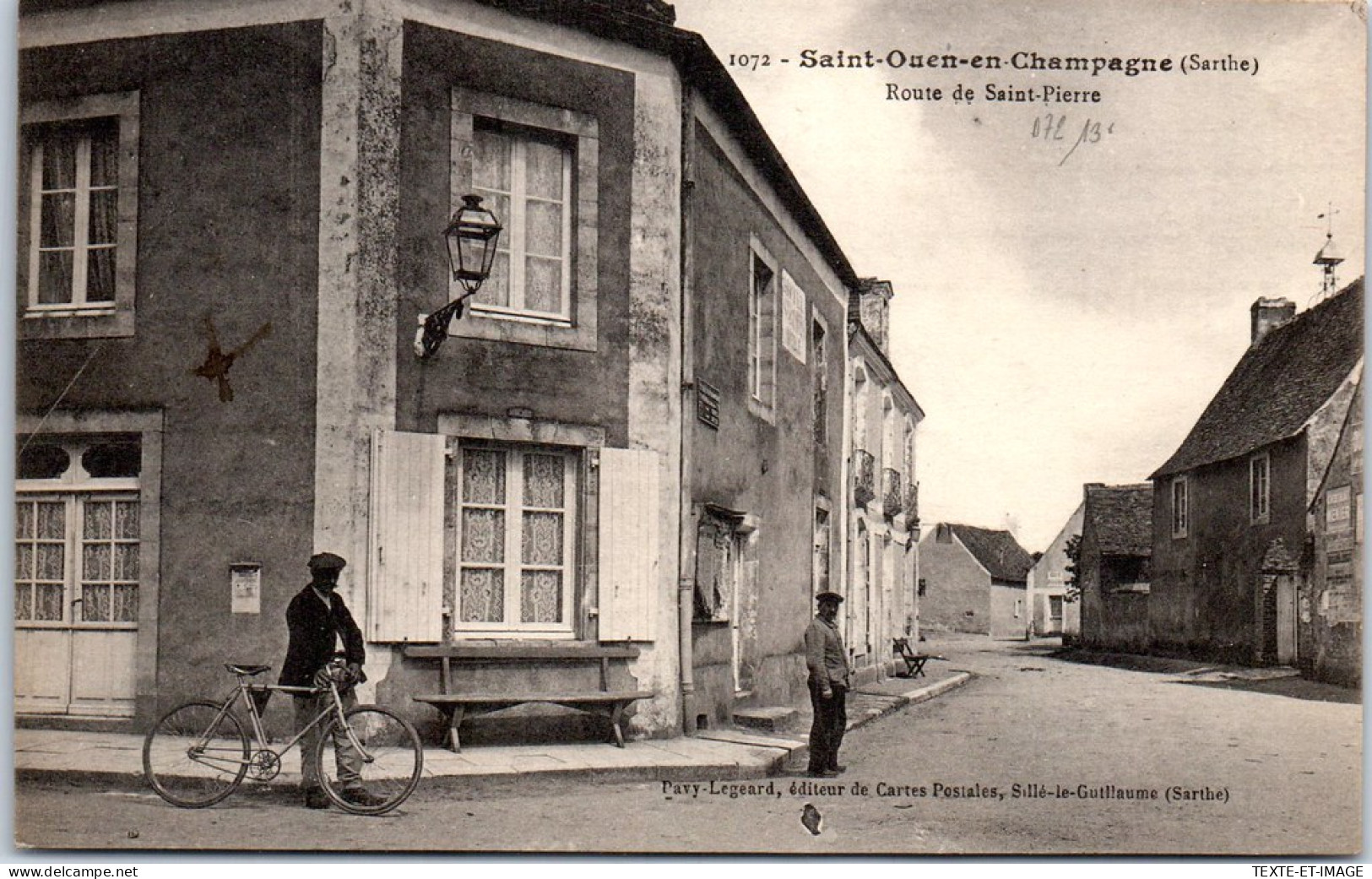 72 SAINT OUEN EN CHAMPAGNE - La Route De Saint Pierre  - Andere & Zonder Classificatie