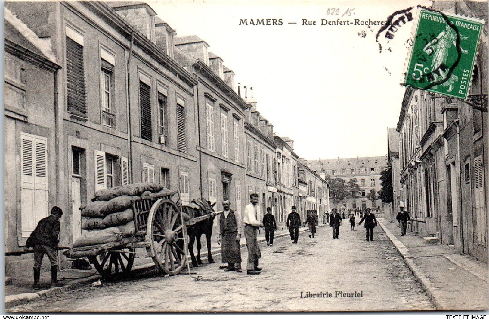 72 MAMERS - La Rue Denfert Rochereau  - Mamers