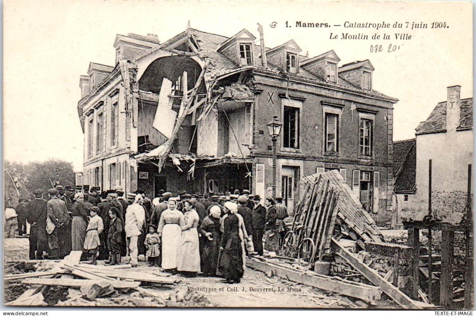 72 MAMERS - Catastrophe De 1904 - Moulin De La Ville -  - Mamers
