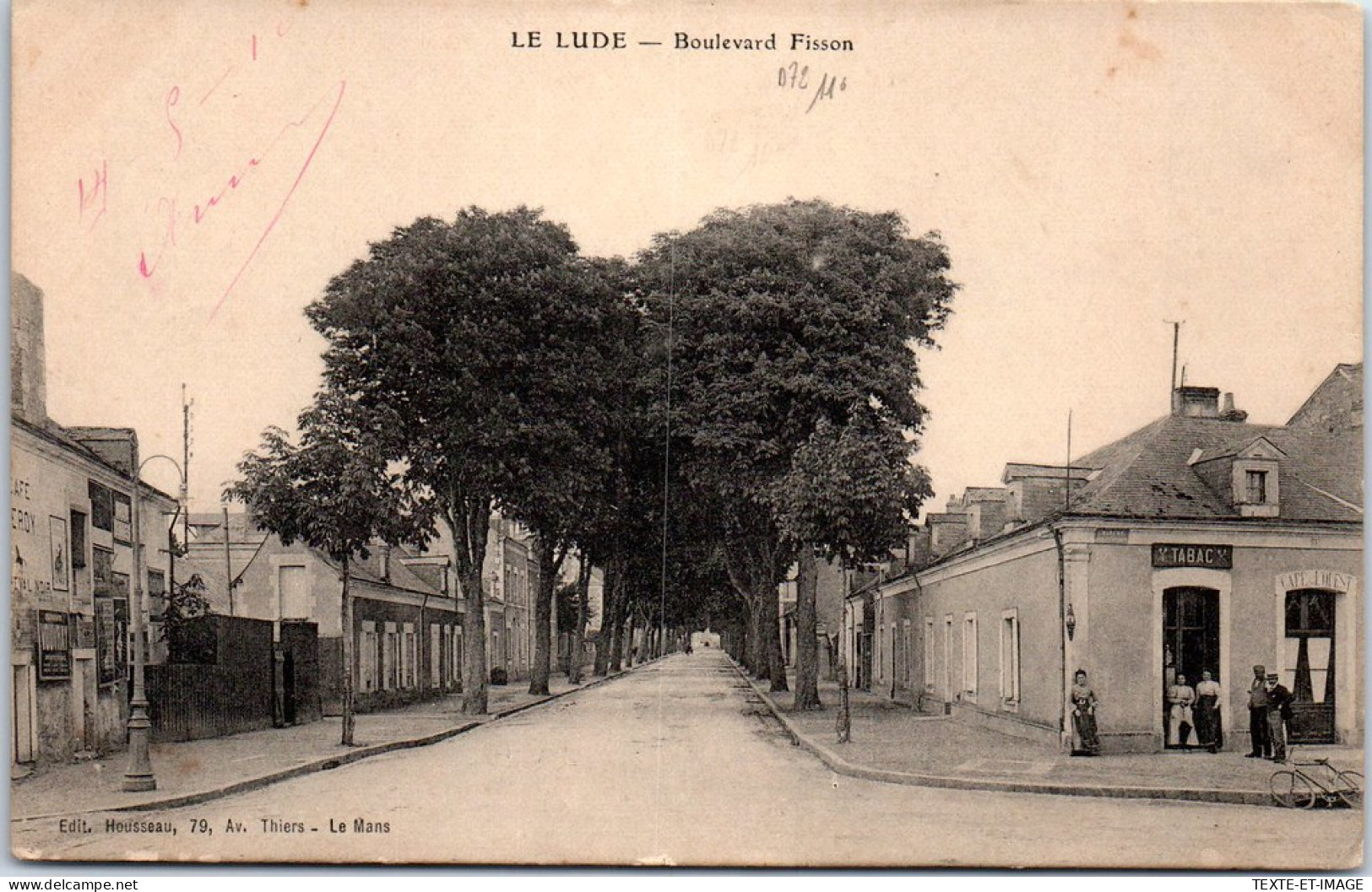 72 LE LUDE - Vue Du Boulevard Fisson  - Other & Unclassified