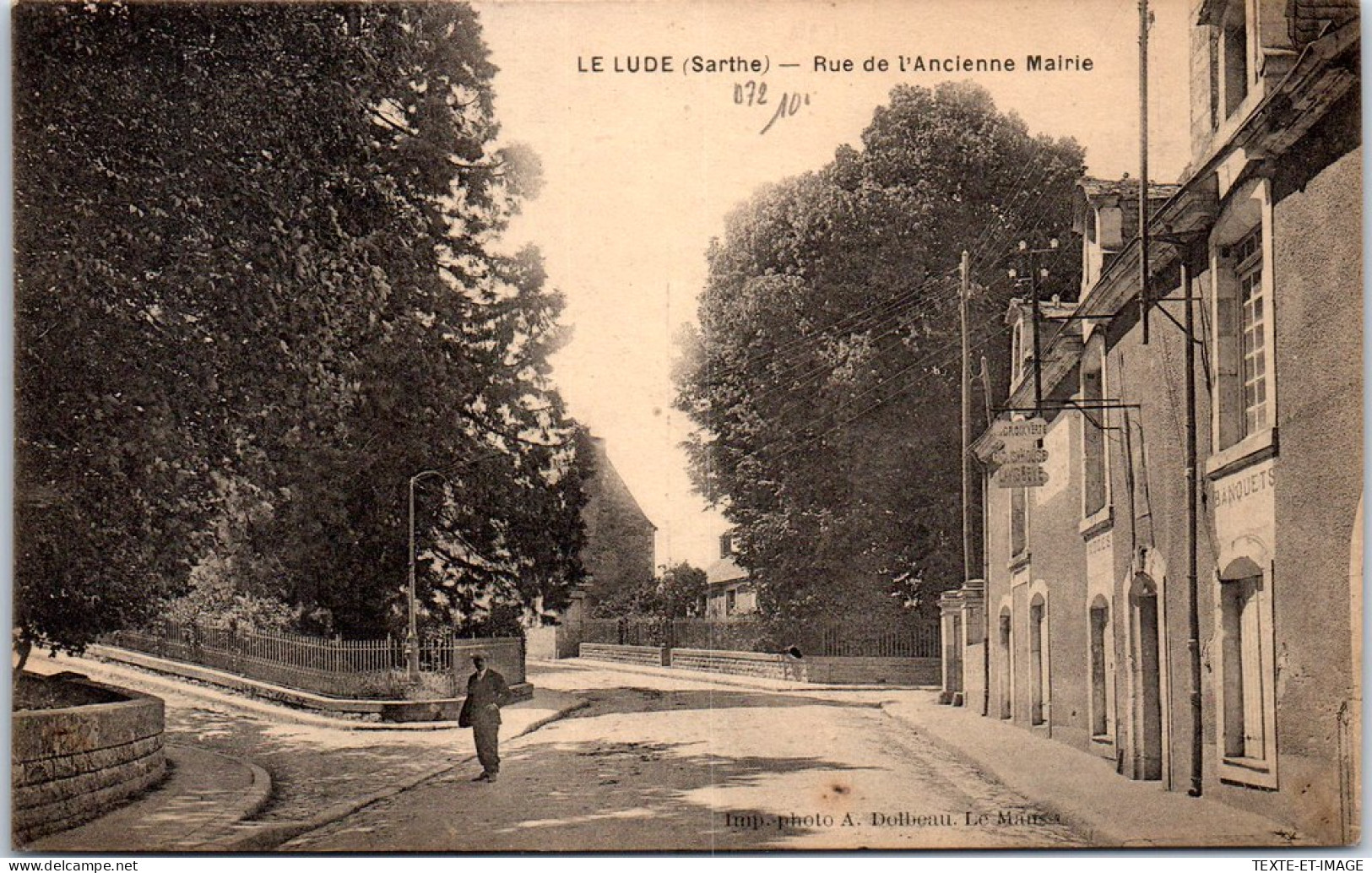 72 LE LUDE - Rue De L'ancienne Mairie -  - Andere & Zonder Classificatie