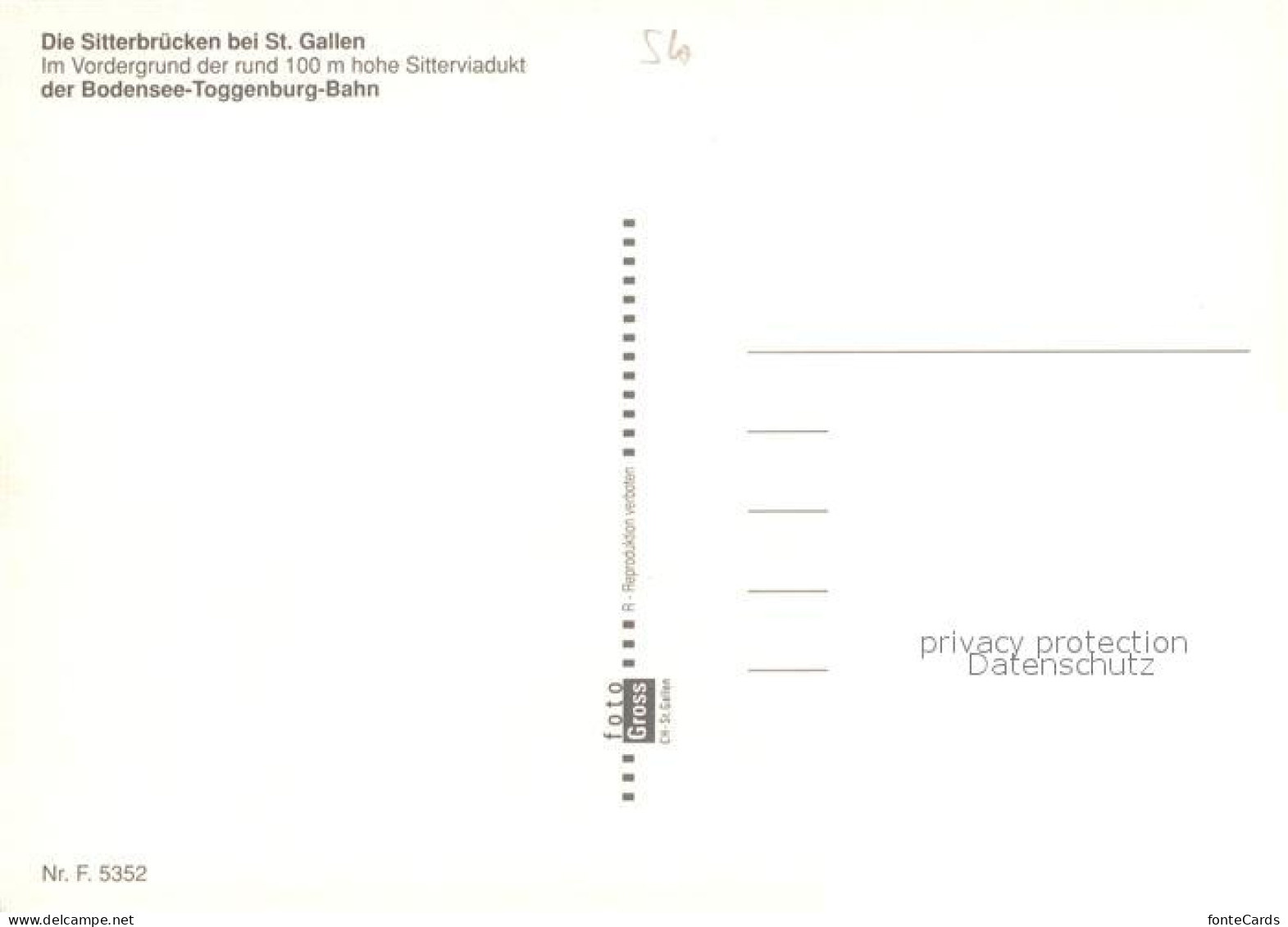 13170729 St Gallen SG Fliegeraufnahme Sitterbruecken Sitterviadukt St. Gallen - Andere & Zonder Classificatie