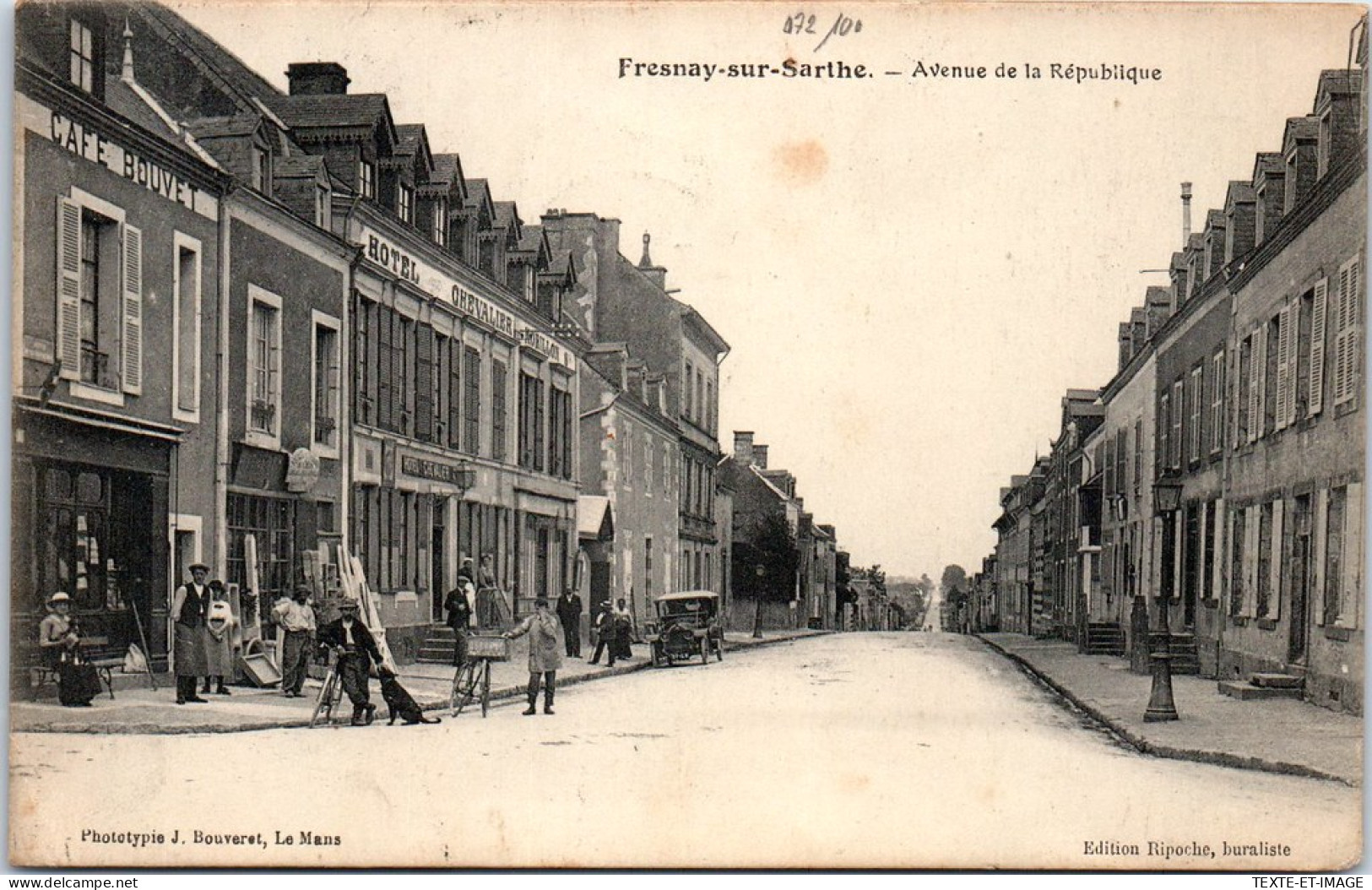 72 FRESNAY SUR SARTHE - Avenue De La Republique -  - Autres & Non Classés