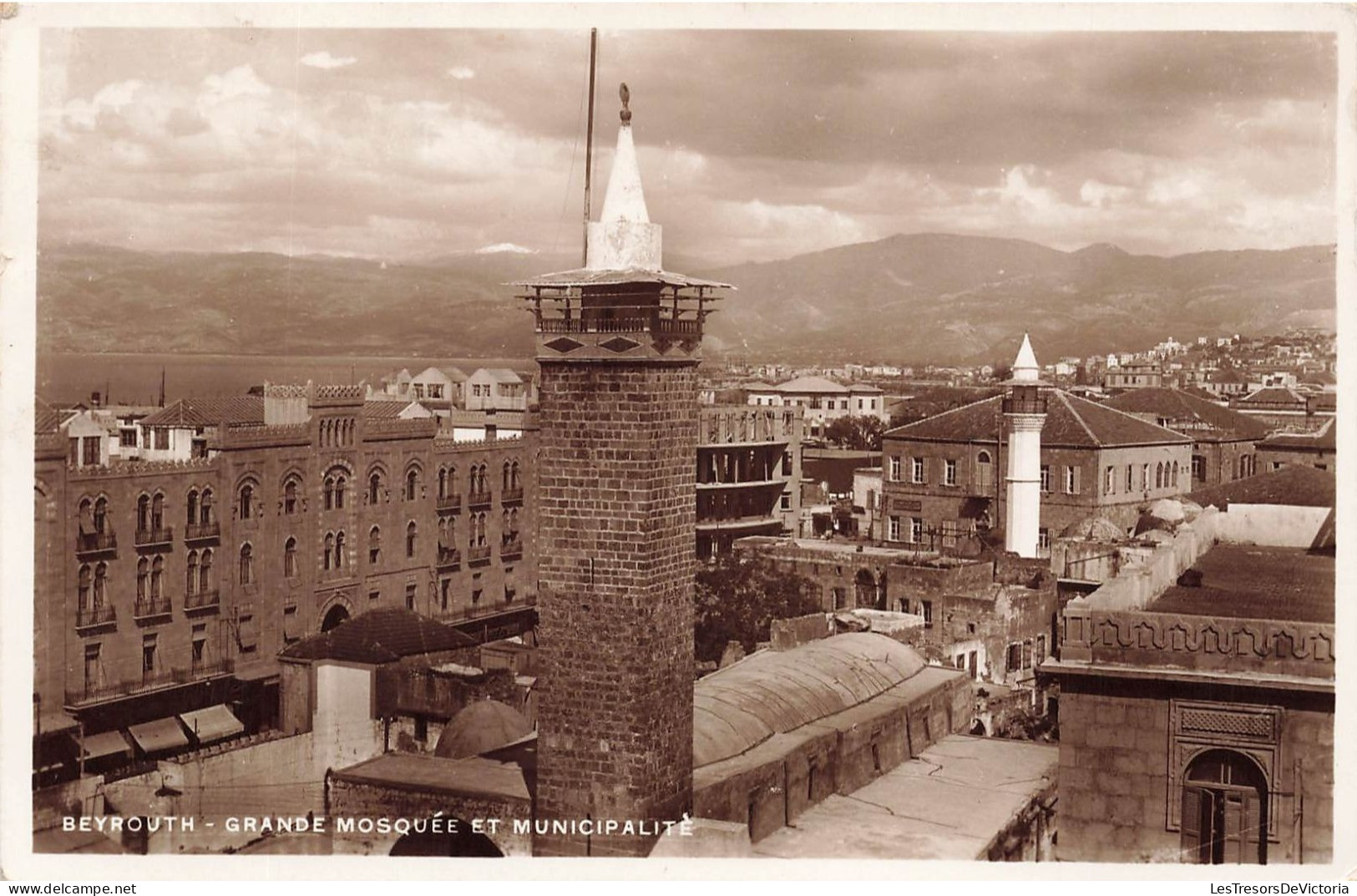 LIBAN - Beyrouth - Grande Mosquée Et Municipalité - Vue D'ensemble - Carte Postale - Libanon