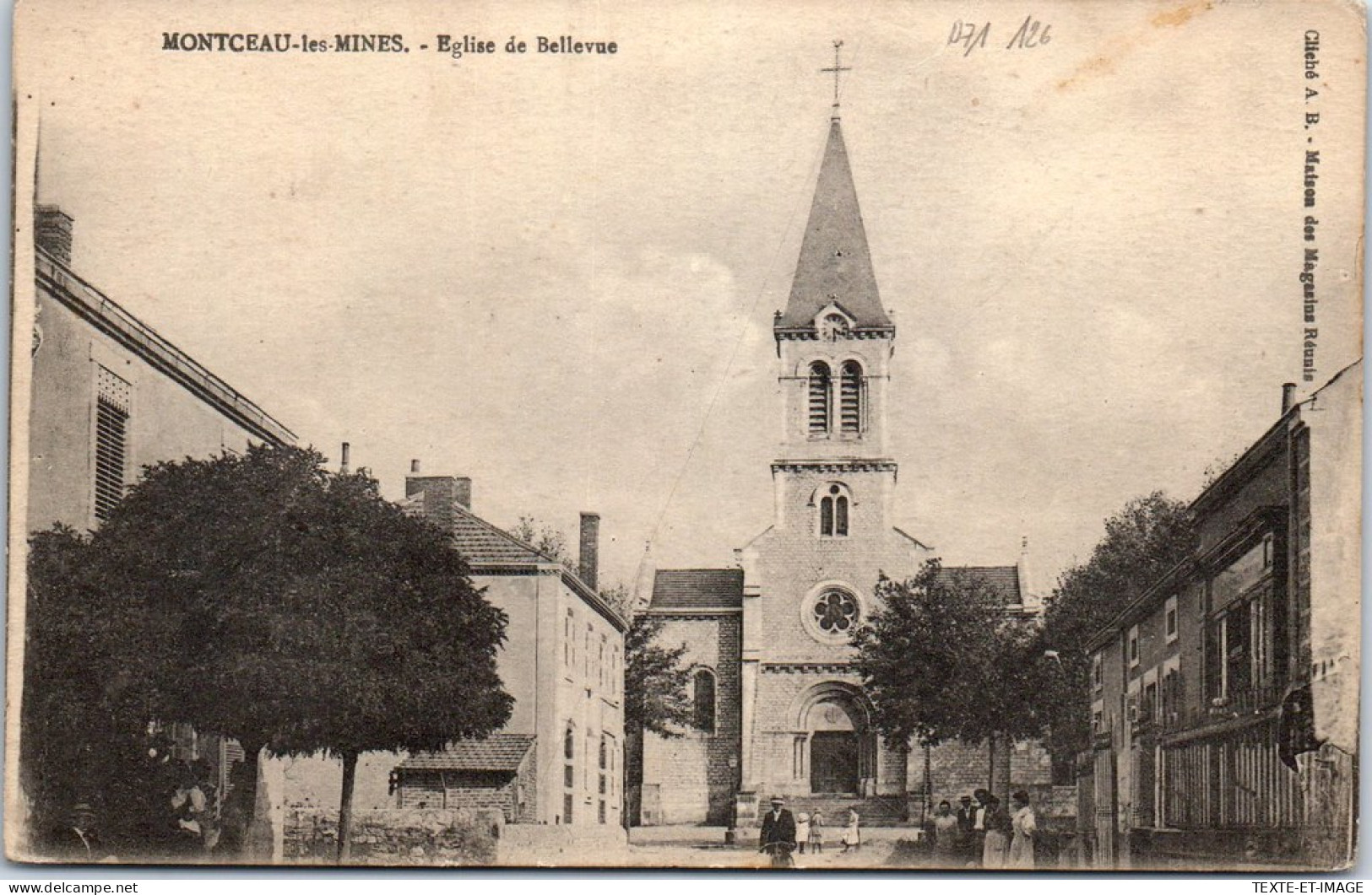 71 MONTCEAUX LES MINES - Eglise De Bellevue -  - Montceau Les Mines