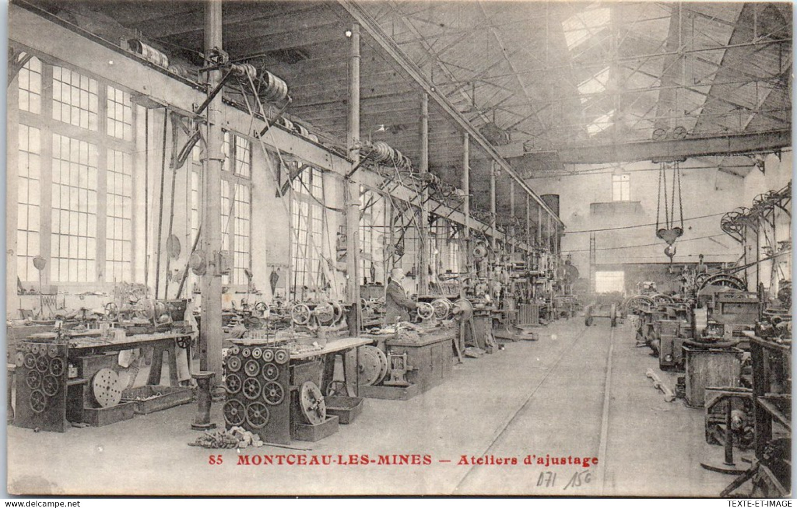 71 MONTCEAUX LES MINES - Atelier D'ajustage -  - Montceau Les Mines