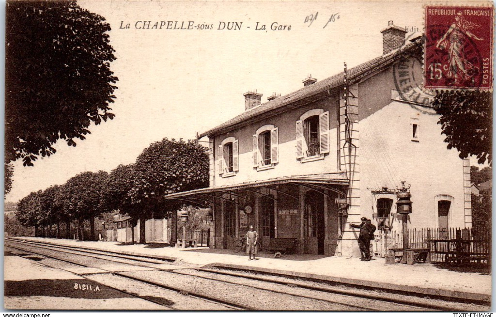 71 LA CHAPELLE SOUS DUN - La Gare  - Other & Unclassified