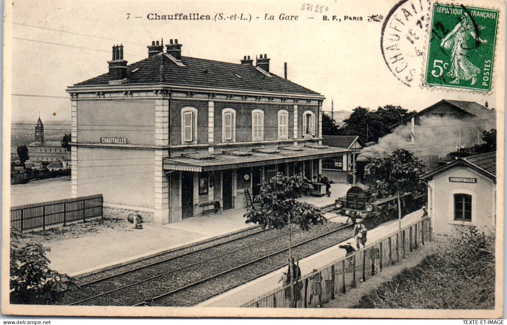 71 CHAUFFAILLES - La Gare -  - Other & Unclassified