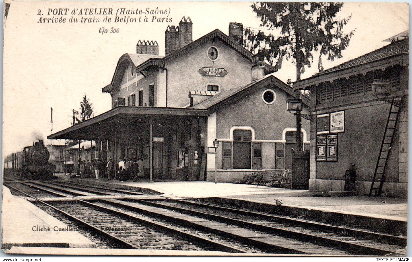 70 PORT D'ATELIER - Arrivee Du Train De Belfort A Paris  - Other & Unclassified