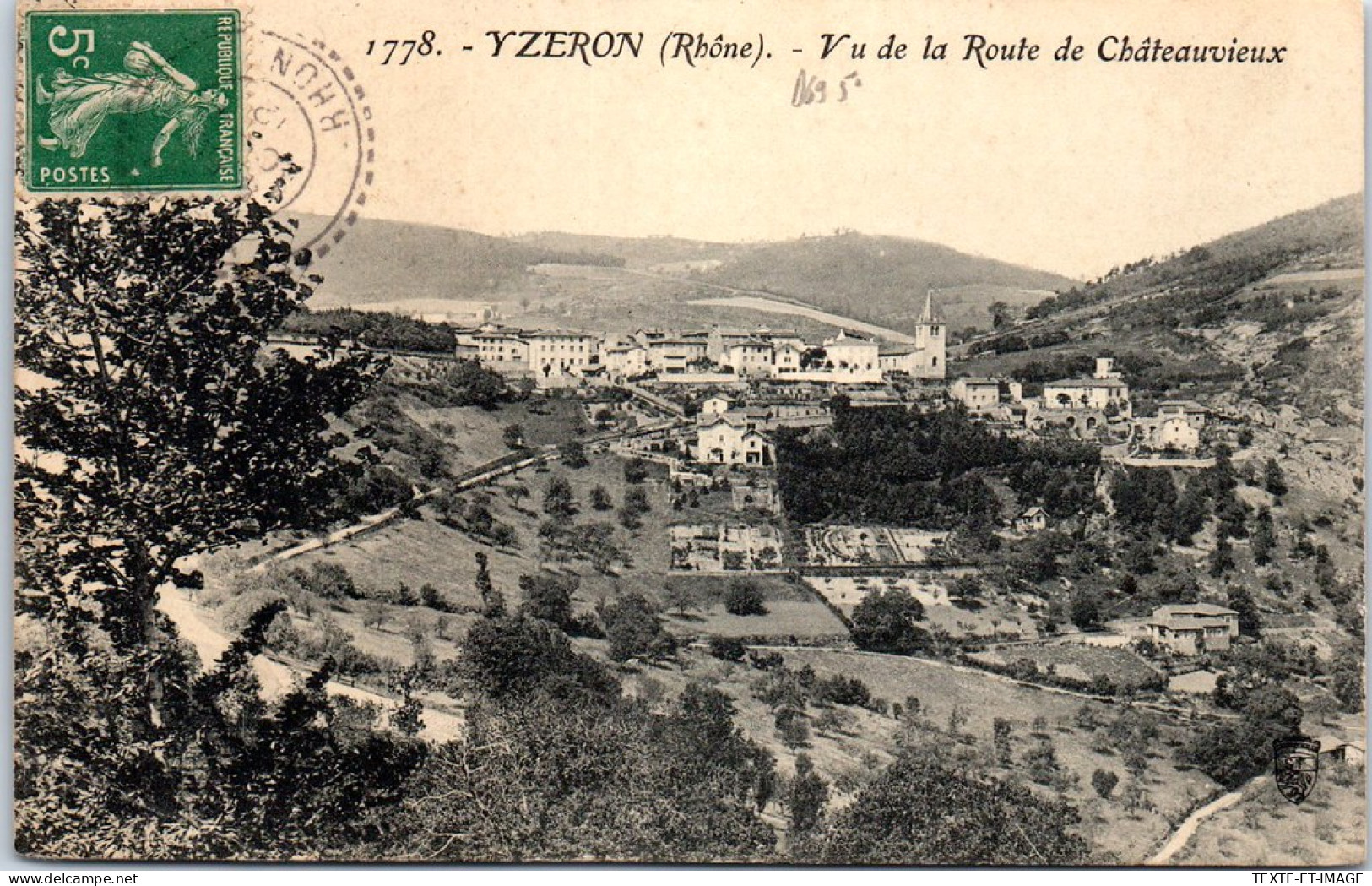 69 YZERON - Vu De La Route De Chateauvieux -  - Altri & Non Classificati