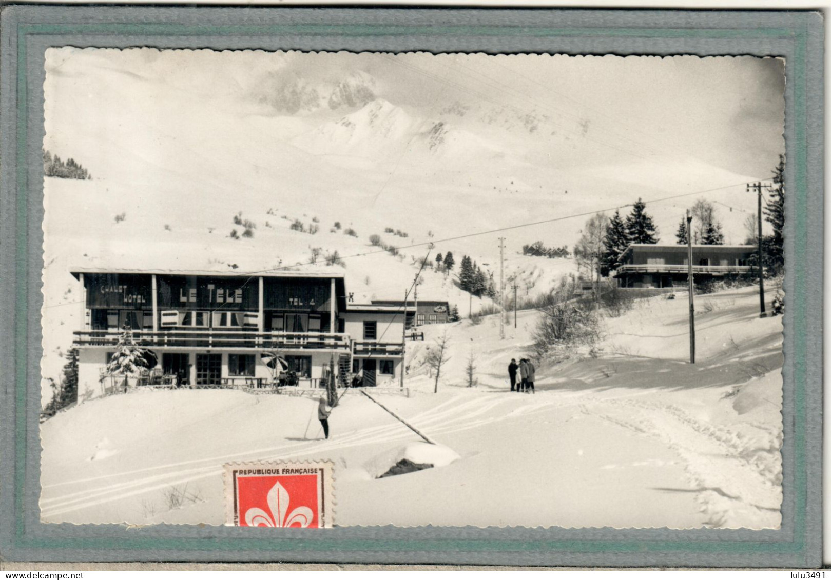 CPSM (73) SAINT-FRANÇOIS-LONGCHAMPS - Aspect De L'Hôtel La Télé En 19 - Autres & Non Classés