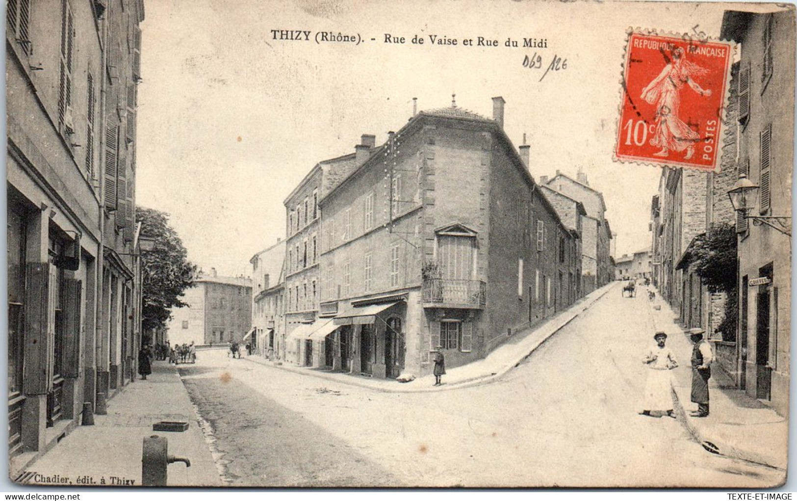 69 THIZY - Rue De Vaise Et Rue Du Midi  - Autres & Non Classés