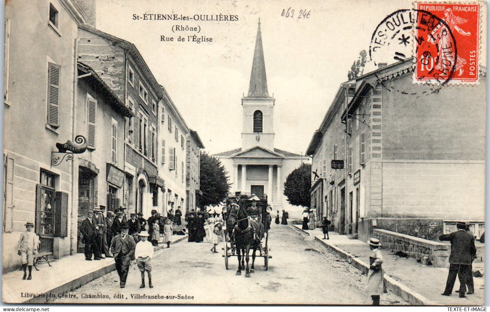 69 SAINT ETIENNE LES OULLIERES - Rue De L'eglise -  - Autres & Non Classés