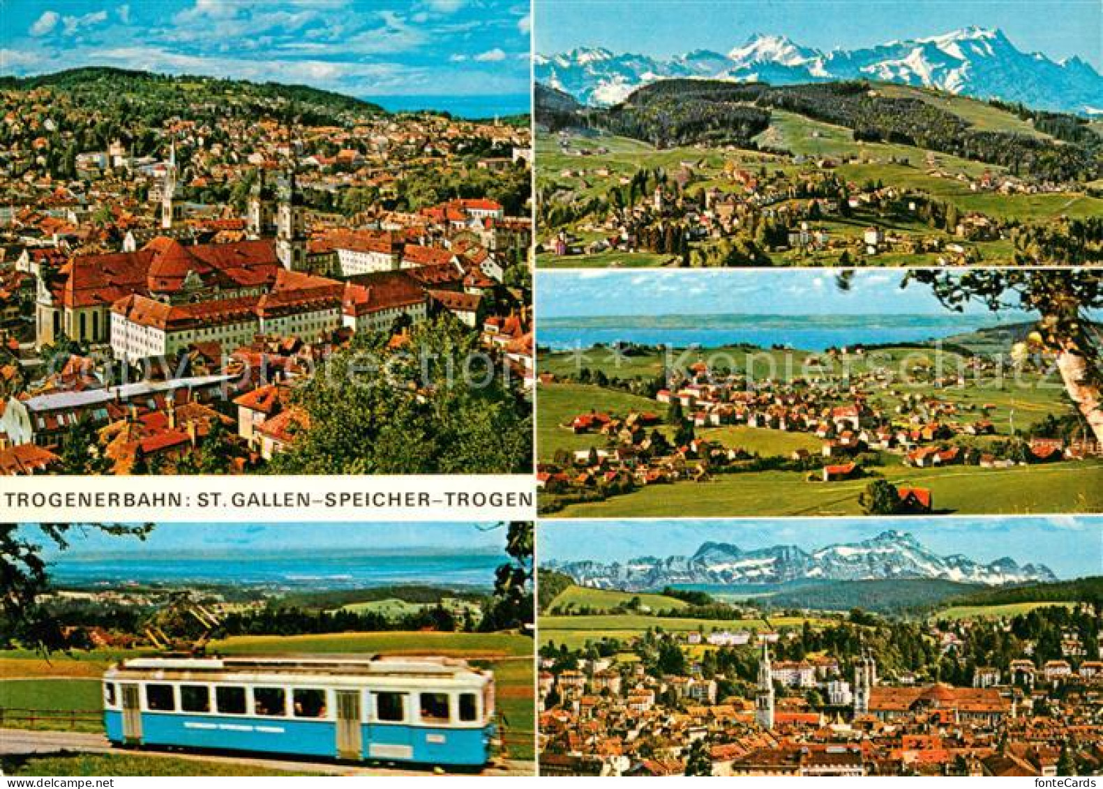 13169127 Gallen Kanton St Fliegeraufnahme Trogenerbahn Saentis Churfirsten - Andere & Zonder Classificatie