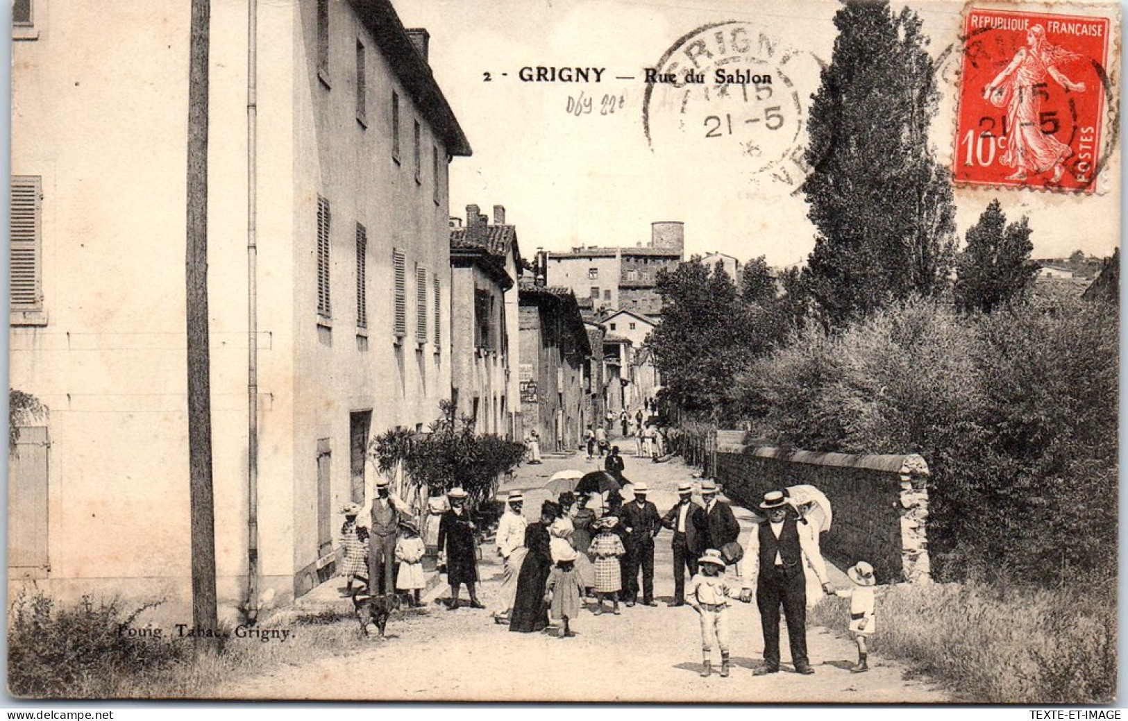 69 GRIGNY - Rue Du Sablon. - Grigny