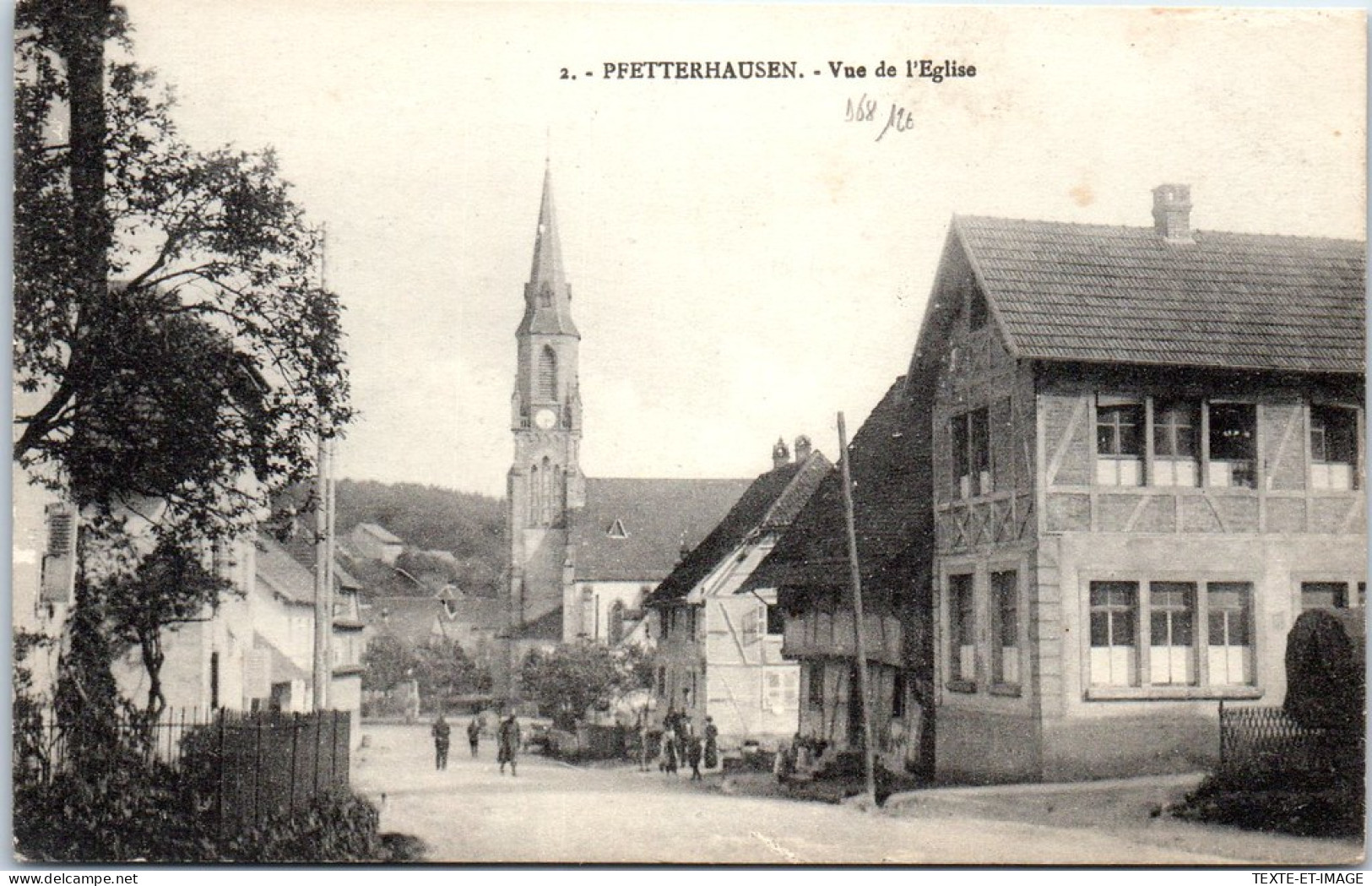 68 PFETTERHAUSEN - Vue De L'eglise -  - Altri & Non Classificati